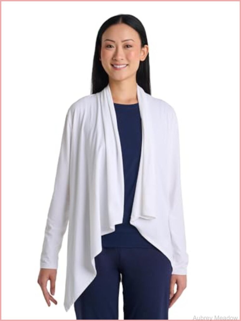 Long Sleeve Sun Wrap UPF 50+ Protection Shawl Collar Packable Cardigan